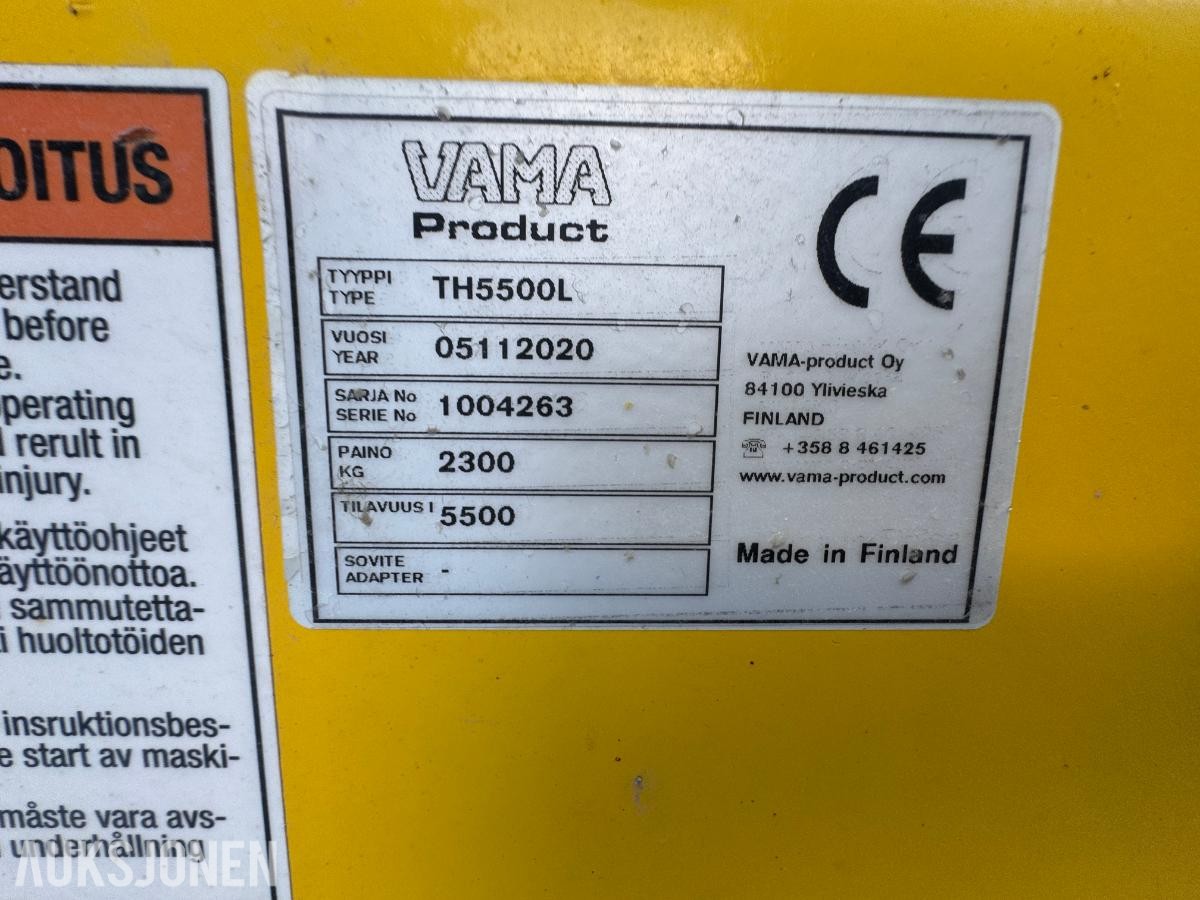 2020 Vama TH5500L strøvogn 5,5 m3