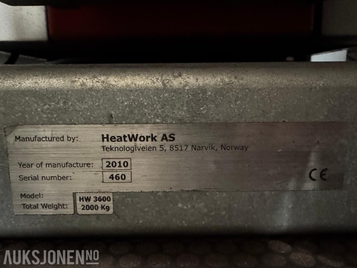2010 HeatWork HW3600 teletiner