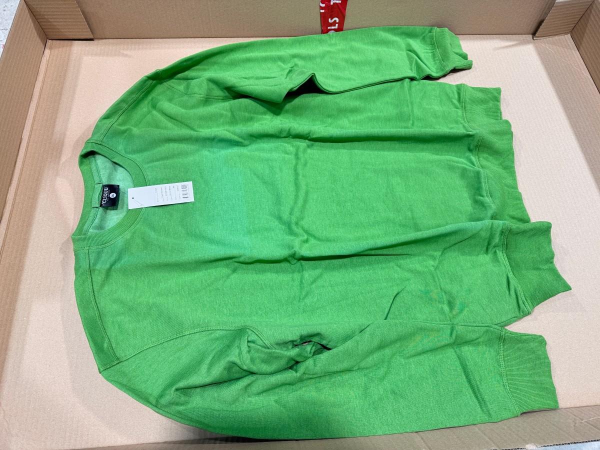 6 stk Clique Classic Roundneck gensere i størrelse 3XL – Green Melange