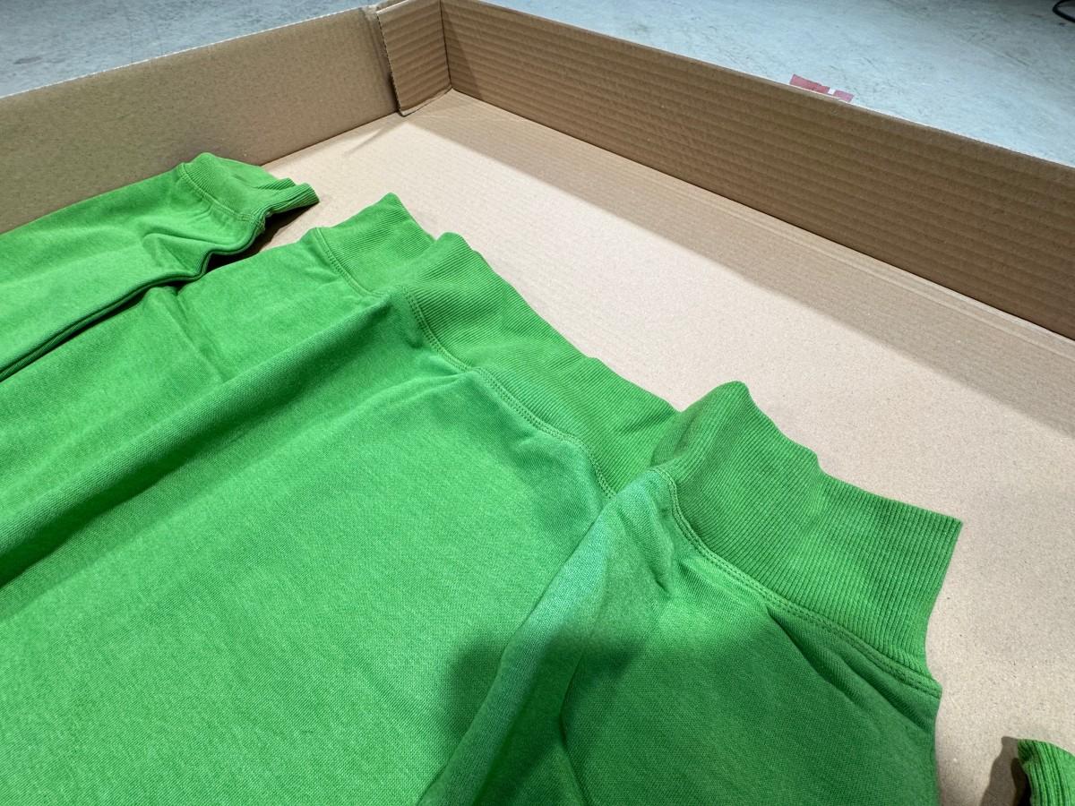 6 stk Clique Classic Roundneck gensere i størrelse 3XL – Green Melange