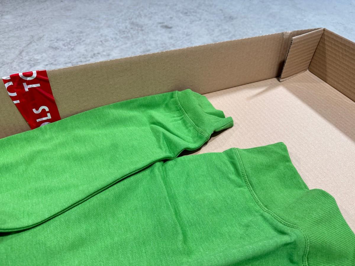 6 stk Clique Classic Roundneck gensere i størrelse 3XL – Green Melange