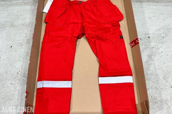 6 stk GSA Antiflame arbeidsbukser str. 66 – modell 255-350-80