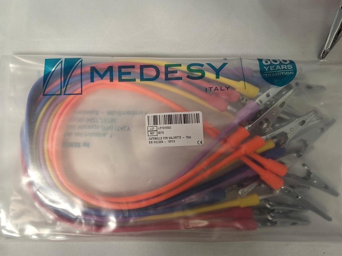 120 stk Medesy Bib Holder - 10 pk med klyper