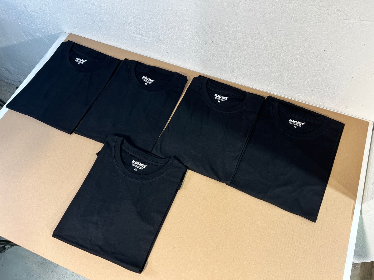 8 stk Blåkläder T-skjorter i størrelse XL modell 3325