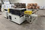 2023 Komplett industrielt krympepakkeanlegg / transportbånd / rullebane / 16 pakker plast