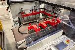 2023 Komplett industrielt krympepakkeanlegg / transportbånd / rullebane / 16 pakker plast