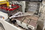 2023 Komplett industrielt krympepakkeanlegg / transportbånd / rullebane / 16 pakker plast