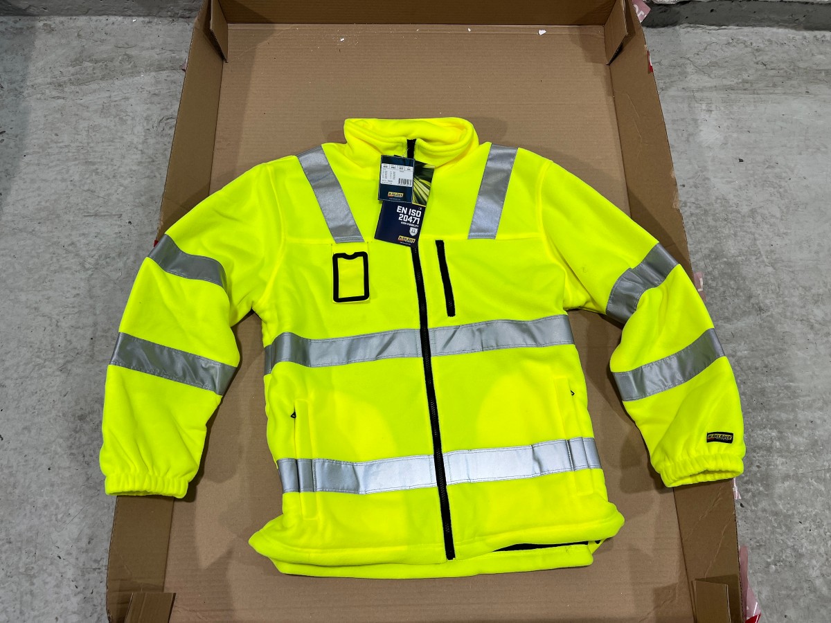 2 stk Blåkläder fleecejakke XXL High Visibility modell 4853