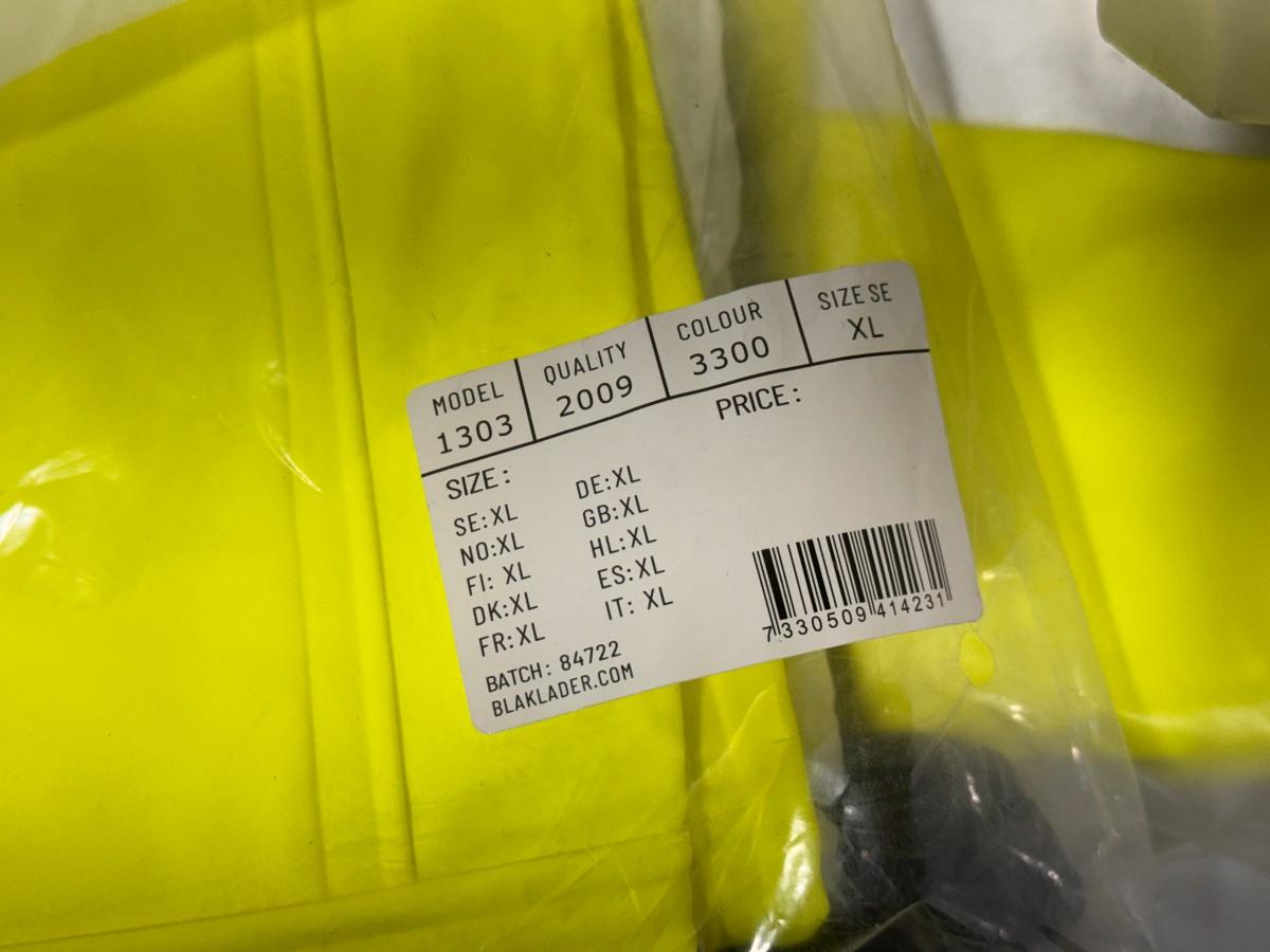 11 stk Blåkläder og Aalesund Protective Wear Regntøy og synlighetstøy