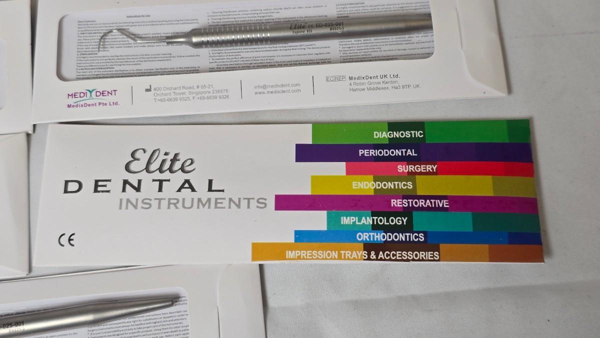 5 stk MedixDent Elite Explorer #23 ED-025-001 dentalinstrumenter