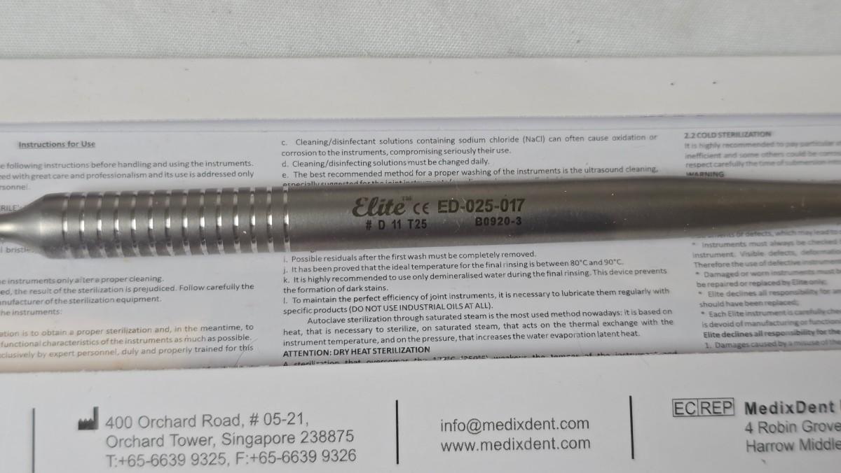 16 stk MedixDent Elite endodontiske dentalinstrumenter