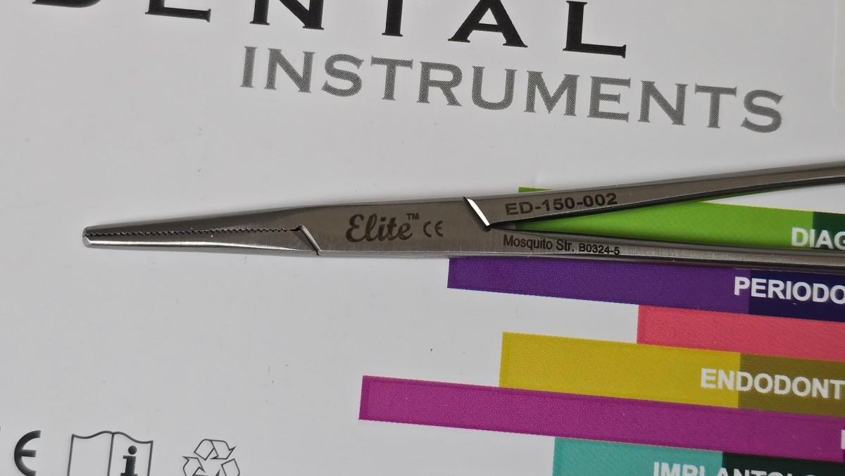 12 stk MedixDent Elite Micro-Halsted Mosquito Forceps 12,5 cm
