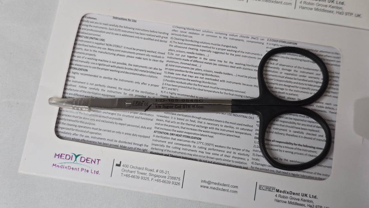 5 stk MedixDent Elite Iris Super Cut STR 11,5 cm