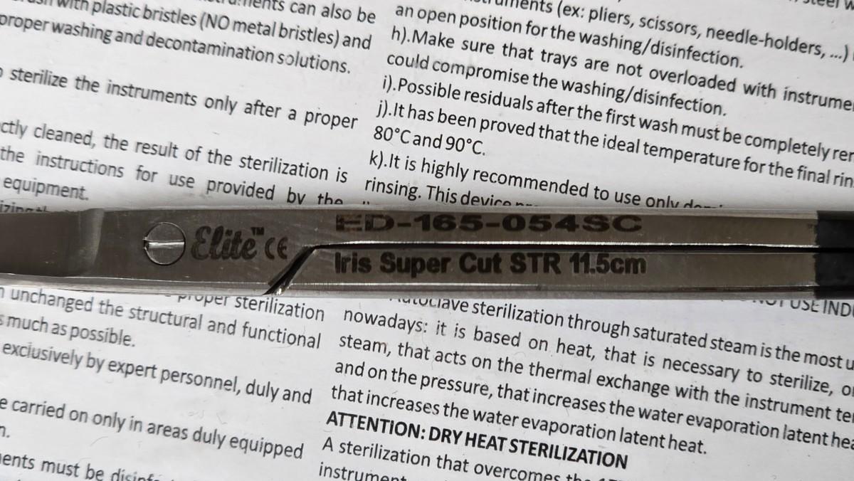 5 stk MedixDent Elite Iris Super Cut STR 11,5 cm