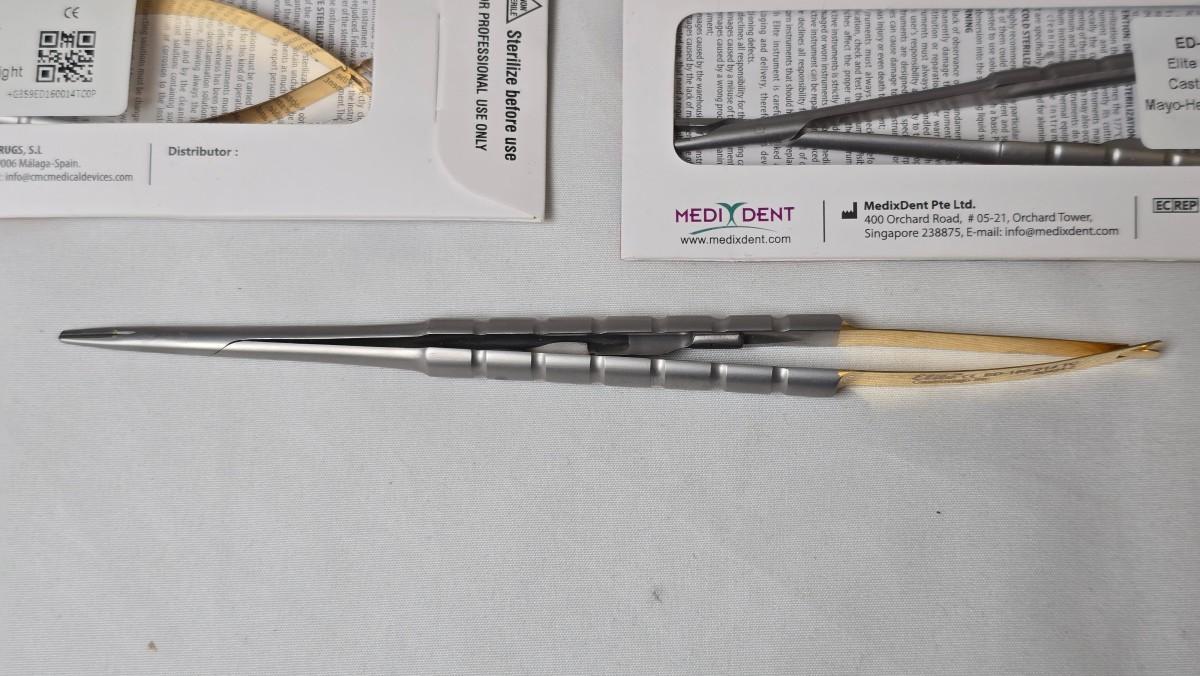 9 stk MedixDent Elite Castroviejo nåleholdere ED-160-014TC