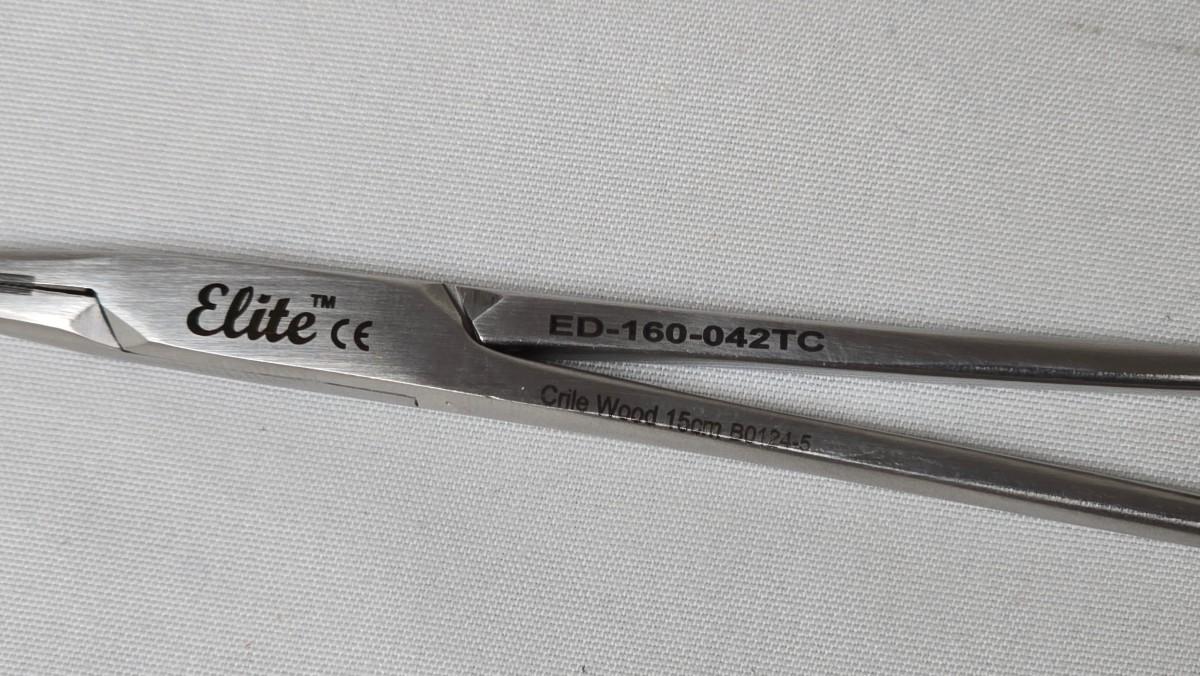 9 stk. MedixDent Elite Crile-Wood nåleholdere 15 cm – ED-160-042TC