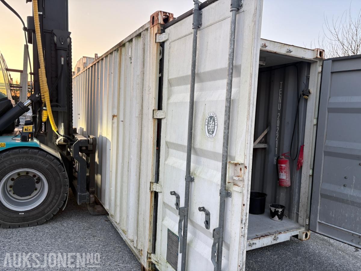 Blandeverk / Gyseanlegg m/ 2 stk. 20’ containere, silo og utstyr