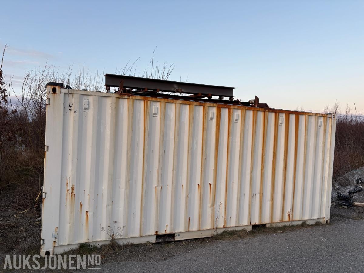 Blandeverk / Gyseanlegg m/ 2 stk. 20’ containere, silo og utstyr