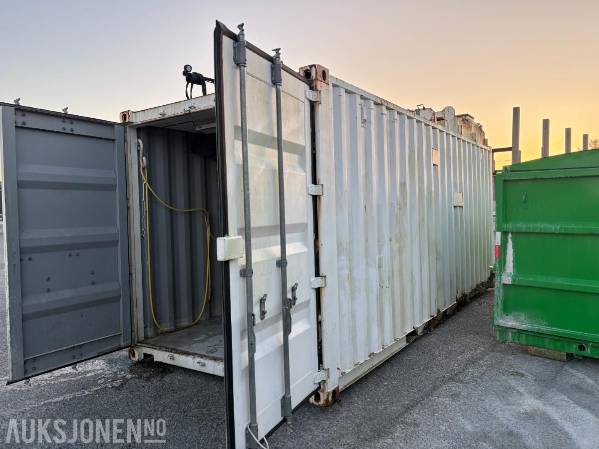Blandeverk / Gyseanlegg m/ 2 stk. 20’ containere, silo og utstyr