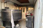 Blandeverk / Gyseanlegg m/ 2 stk. 20’ containere, silo og utstyr