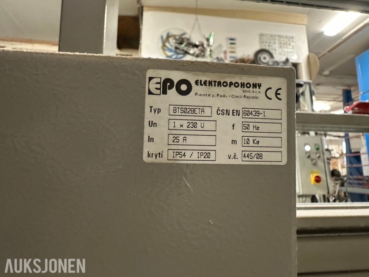2008 Sulak BTS 02 Beta | Glasslipemaskin | Dobbel slipe-/poleringsspindel