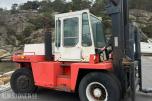 1980 Kalmar 120.60 Gaffeltruck med 2 sett gafler, løftehøyde 4900MM