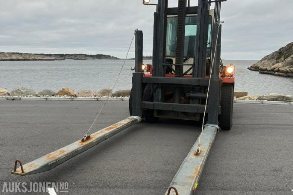 1980 Kalmar 120.60 Gaffeltruck med 2 sett gafler, løftehøyde 4900MM