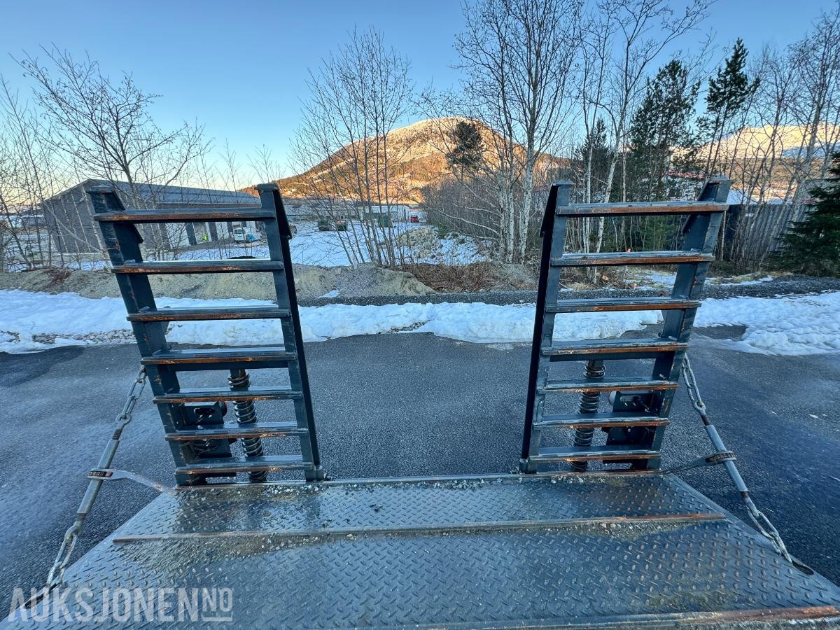 2019 NC Maskinhenger - tandem henger med kjørebruer - Maks nyttelast 10650 kg