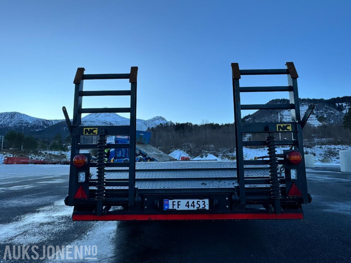 2019 NC Maskinhenger - tandem henger med kjørebruer - Maks nyttelast 10650 kg