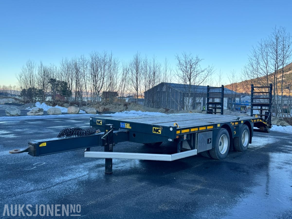 2019 NC Maskinhenger - tandem henger med kjørebruer - Maks nyttelast 10650 kg