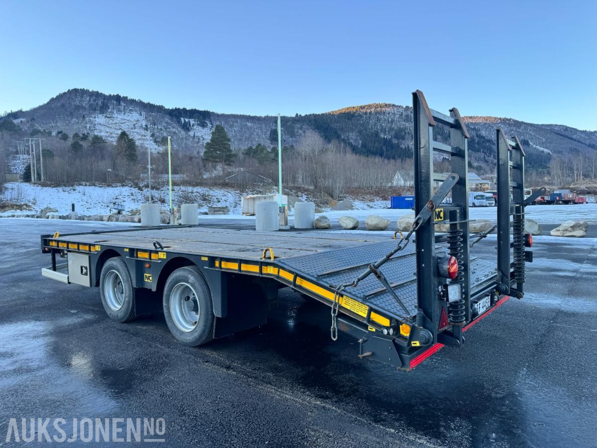 2019 NC Maskinhenger - tandem henger med kjørebruer - Maks nyttelast 10650 kg