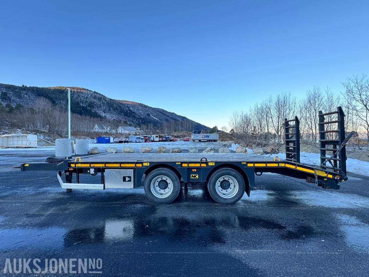 2019 NC Maskinhenger - tandem henger med kjørebruer - Maks nyttelast 10650 kg