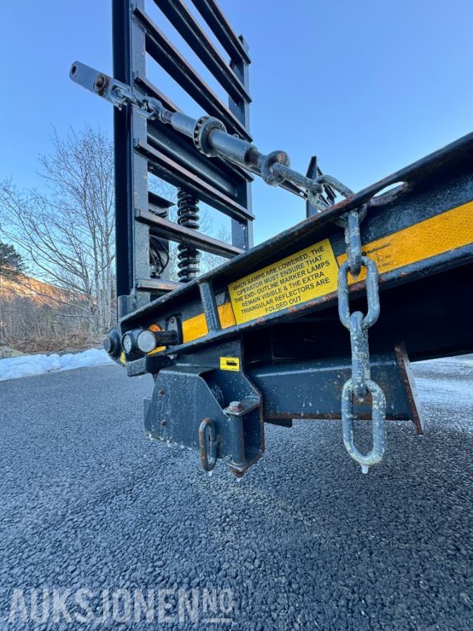2019 NC Maskinhenger - tandem henger med kjørebruer - Maks nyttelast 10650 kg