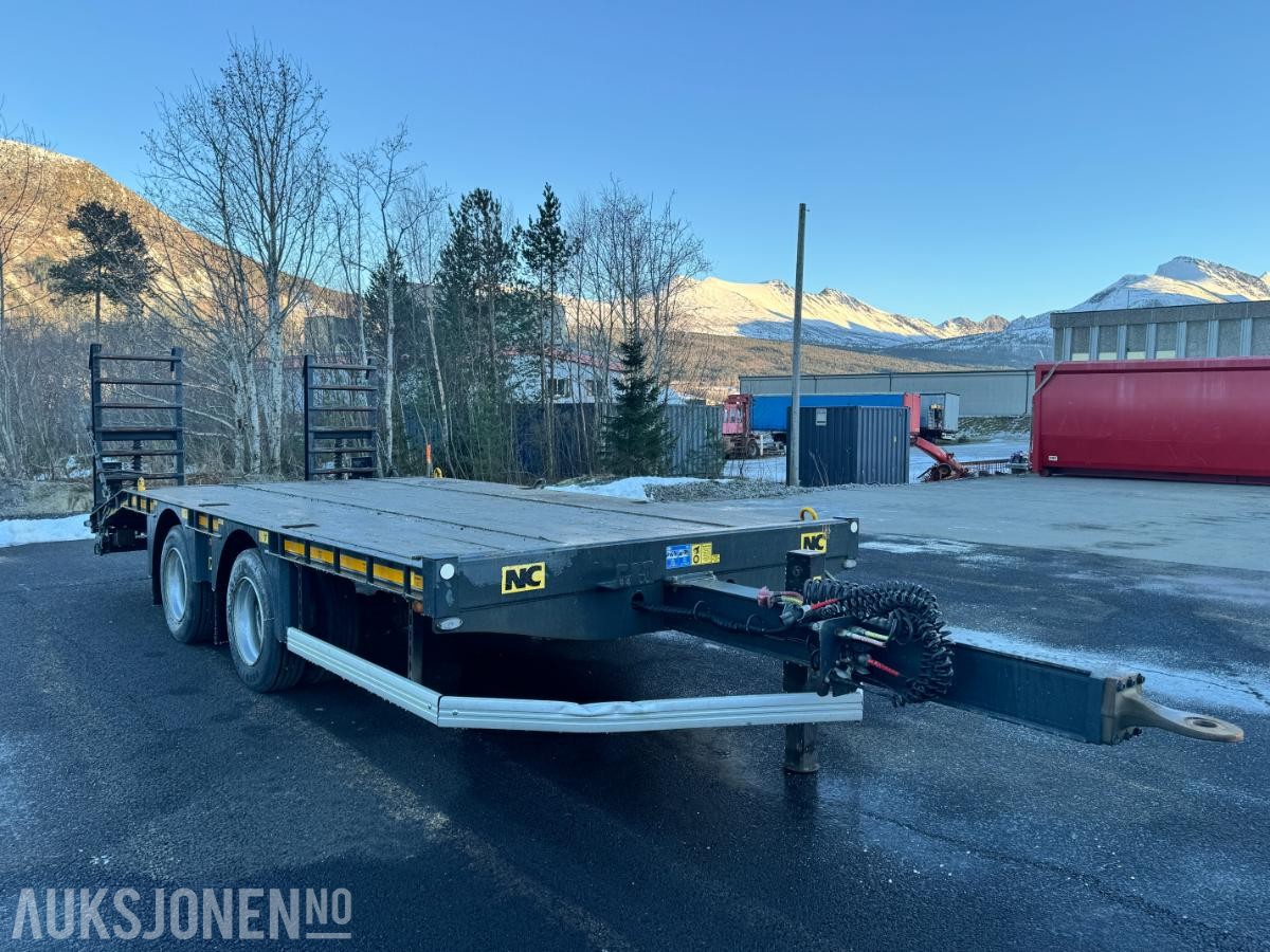 2019 NC Maskinhenger - tandem henger med kjørebruer - Maks nyttelast 10650 kg