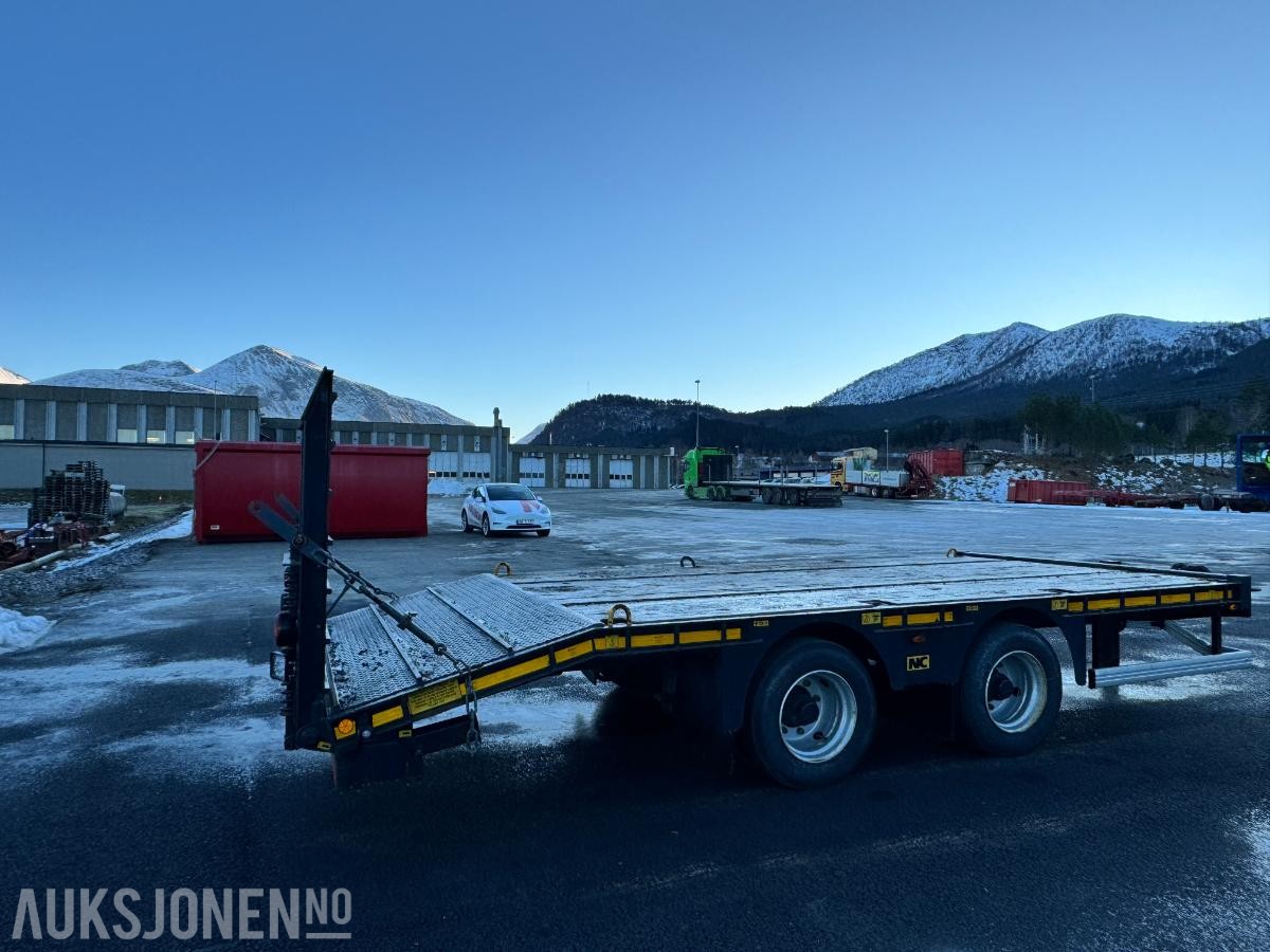 2019 NC Maskinhenger - tandem henger med kjørebruer - Maks nyttelast 10650 kg