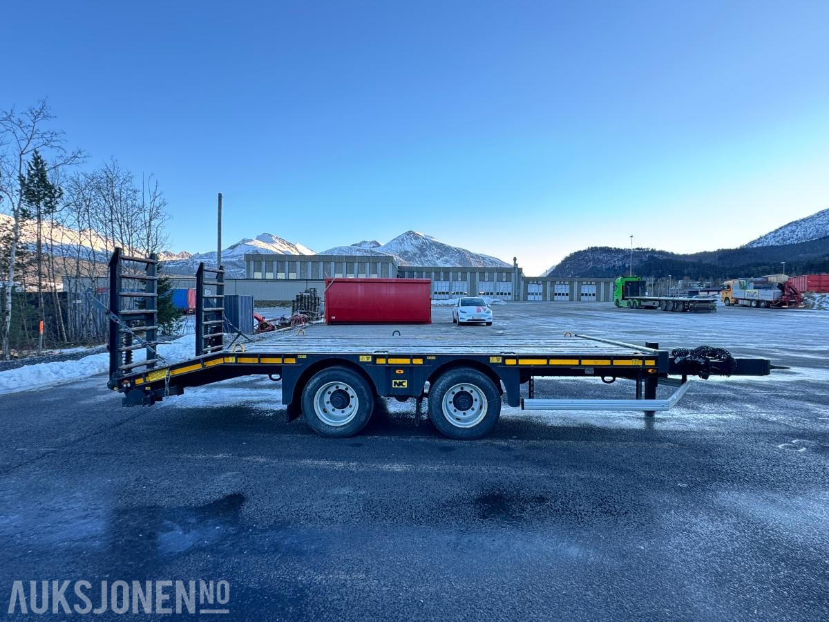 2019 NC Maskinhenger - tandem henger med kjørebruer - Maks nyttelast 10650 kg