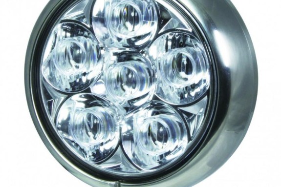 3 stk nye Maxtel 6" Led ekstralys med rustfritt hus.  Ref 25, 3000Lm. 7060