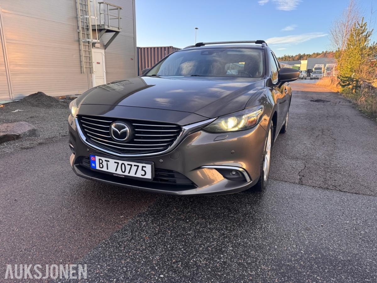2017 Mazda 6, 2,2D 175HK,OPTIMUM,SKINN,REFUND EXPORT 27.318KR, 264000km