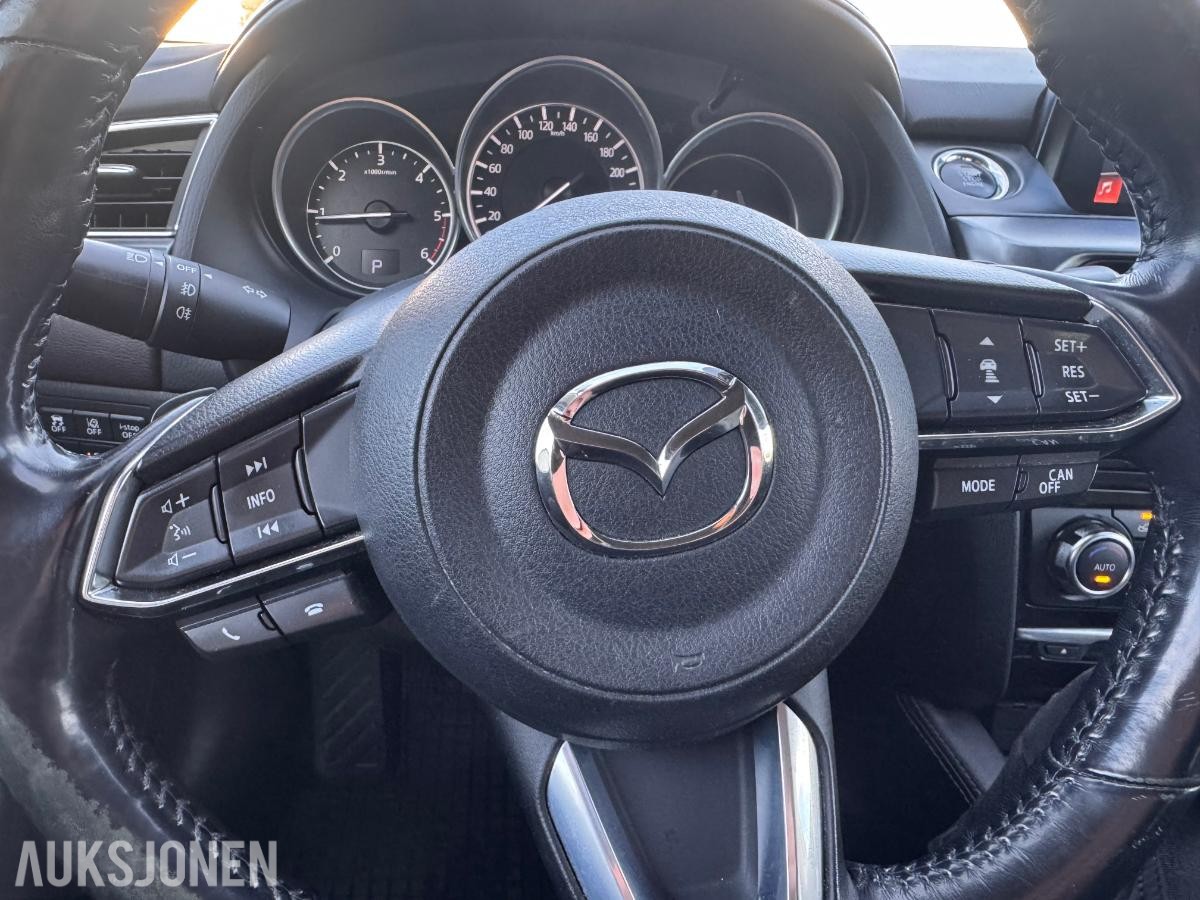 2017 Mazda 6, 2,2D 175HK,OPTIMUM,SKINN,REFUND EXPORT 27.318KR, 264000km