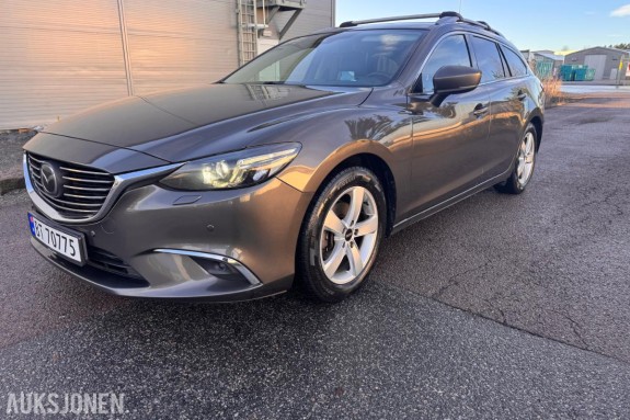 2017 Mazda 6, 2,2D 175HK,OPTIMUM,SKINN,REFUND EXPORT 27.318KR, 264000km