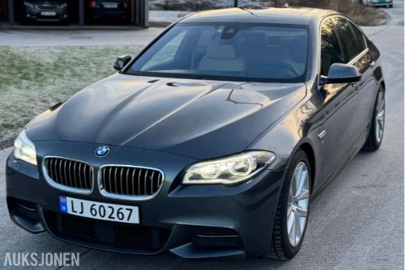 2015 BMW 520D XDRIVE 190hk facelift M-sport automat adaptiv cruisekontroll hengerfeste