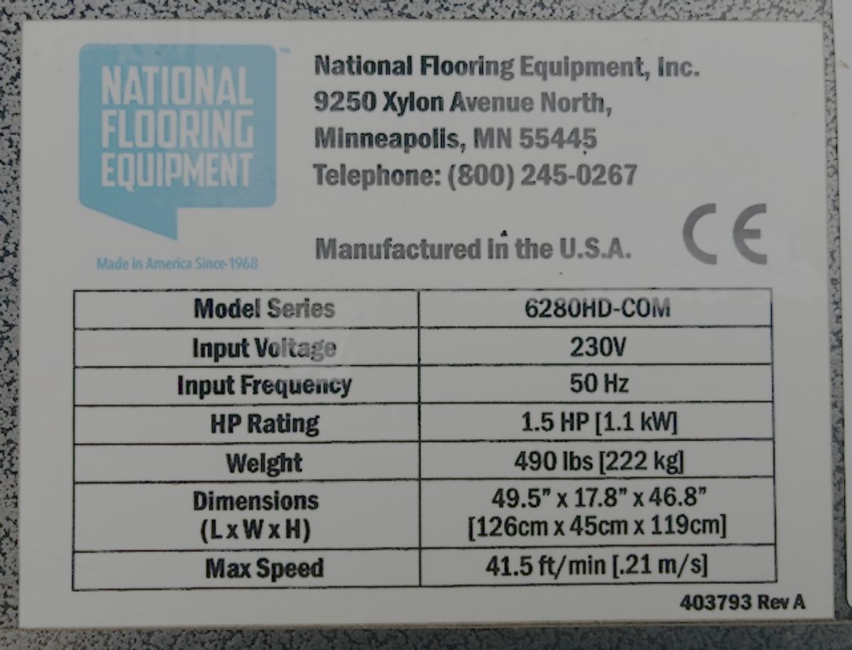 NATIONAL FLOORING 6280 HD STRIPPEMASKIN GLADIATOR