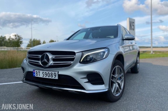 2017 Mercedes-Benz GLC 350E 2.0 320hk  4MATIC AMG LINE BURMESTER 360 KAMERA ADAPTIV CRUISEKONTROLL HENGERFESTE  171747km