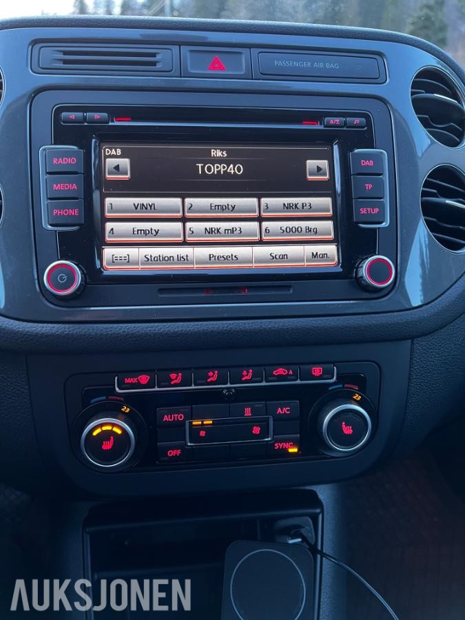 2014 Volkswagen Tiguan 2.0 diesel 110hk cruisekontroll hengerfeste kupevarmer
