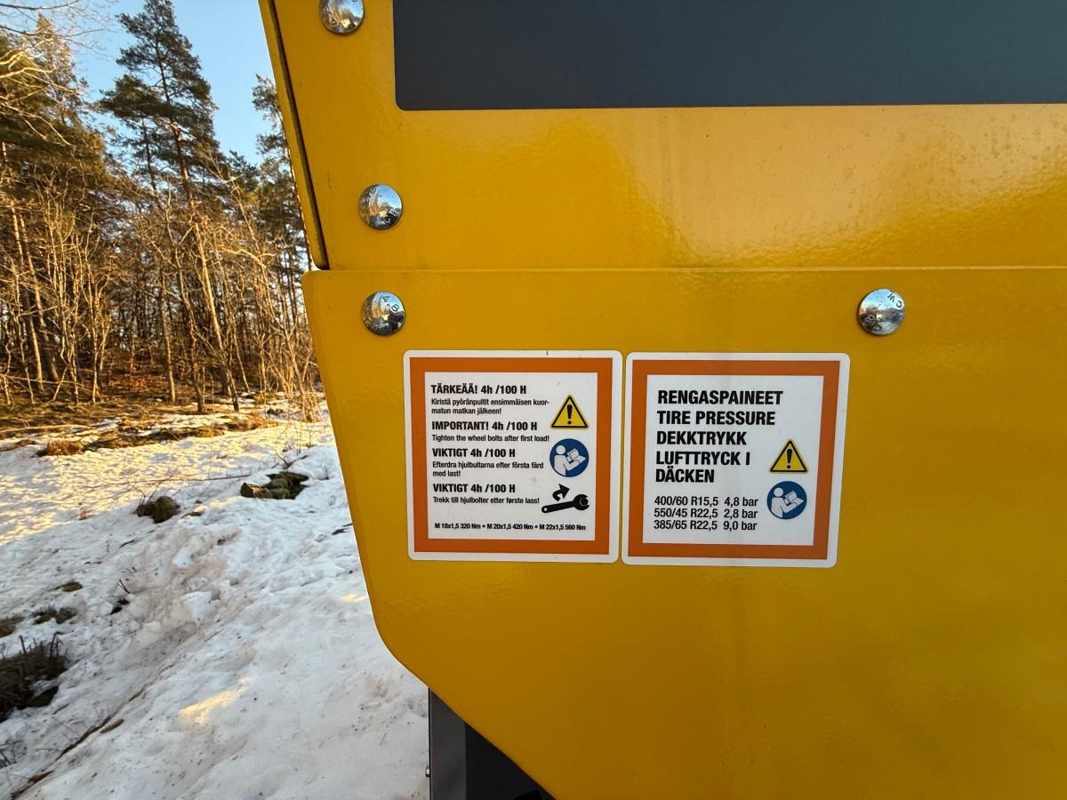 2020 Vama 3500L Strøvogn med ekstrautstyr
