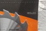 10stk Sirkelsagblader for tre 185x20mm, 16 tenner