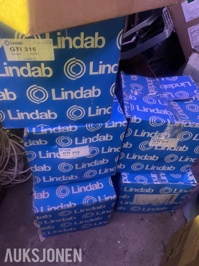 Stor parti ventilasjonsutstyr - Lindab, TROX, Swegon, Camfil m.fl