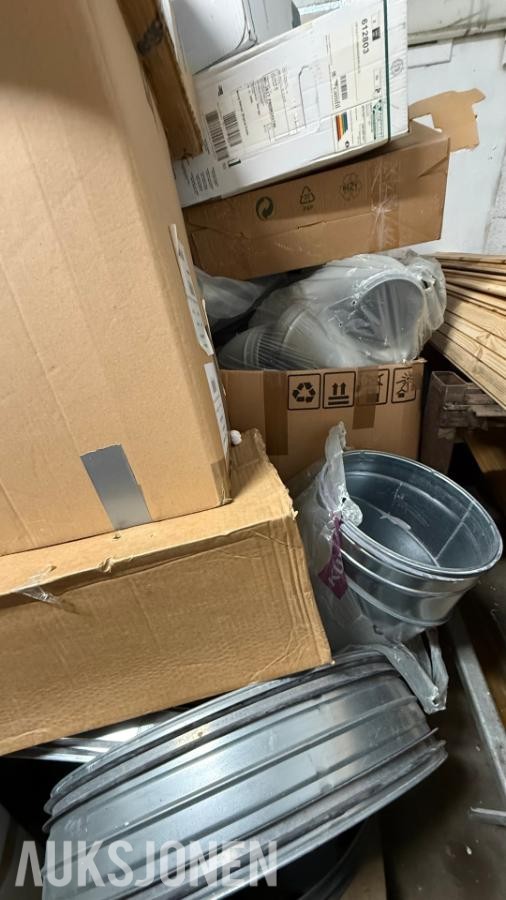 Stor parti ventilasjonsutstyr - Lindab, TROX, Swegon, Camfil m.fl