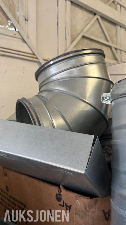 Stor parti ventilasjonsutstyr - Lindab, TROX, Swegon, Camfil m.fl