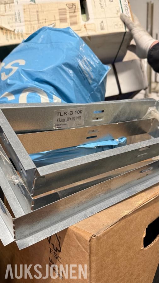 Stor parti ventilasjonsutstyr - Lindab, TROX, Swegon, Camfil m.fl